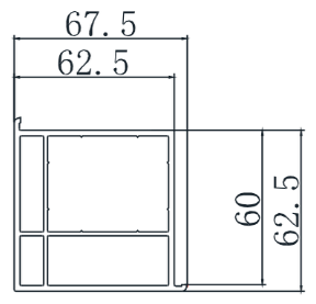 60 Square Post