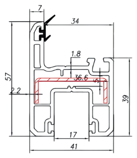 99 Sliding Outer Frame